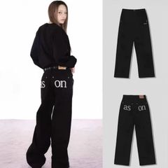 as on デニムパンツ SMOG WIDE PANTS ason 韓国 Q3 - メルカリ
