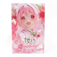 중고 미개봉품 Coreful 피규어 하츠네 미쿠 벚꽃 미쿠 신작 일본식 카페 ver. TAITO/타이토 피규어 pr03942