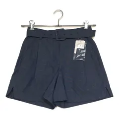 未使用品 レディース キャロウェイ Callaway ショートパンツ SS 紺 レッドレーベル ベルト付 小さい