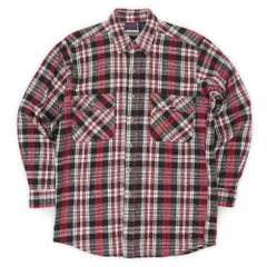 ダコタ DAKOTA 未使用 デッドストック 90s 90年代 ヘビーネルシャツ FIVE BROTHER ファイブブラザー 定番 USA ヴィンテージ 古着 メンズ シャツ レッド系 チェック柄 M【中古】のサムネイル
