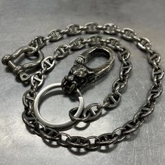 NEIGHBORHOOD スカル ウォレットチェー最終値引き - メルカリ