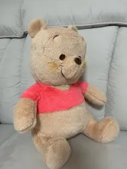 クマのプーさん ぬいぐるみ ピンク Tシャツ(ワイン ド プーさん)