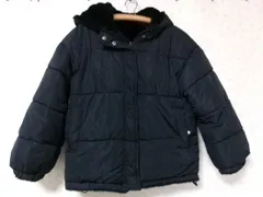 104986 SUREVE レディース　中綿入り　リバーシブルジャケット　ナイロン＆ファー　黒　サイズL