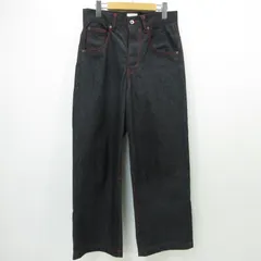 【三重本店】 中古 BLESS Ü ｜ ブレスユー BU BAGGY DENIM PANTS バギーデニムパンツ BU0178 ネイビー サイズ：S 【107】