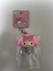 新品未開封　マイメロディ フェイス形リールキーホルダー