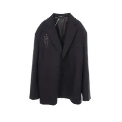 エルメス HERMES レザーパッチ ウール ジャケット メンズ 未使用のサムネイル
