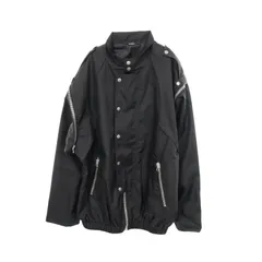 グッチ GUCCI METAMORFOSI バックロゴ ブラック ナイロン ジャケット メンズ Used Aのサムネイル