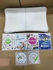 H26041901 Wii フィットバランスボードとゲームソフト6本 セット　まとめ売り