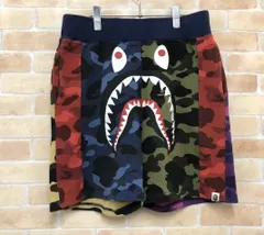 【中古】 A BATHING APE アベイシングエイプ Mix Camo Crazy Sweat Shorts 001SPJ301015M マルチカラー M 111432247