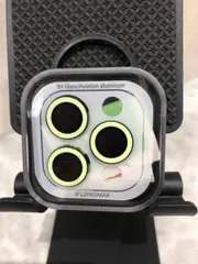 iPhone 12Pro Max カメラレンズカバー　cam-347　fruitgreen【J】