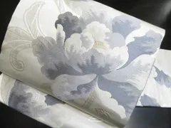 a2510-96 名古屋帯 九寸 美品 正絹 着物 名古屋仕立て