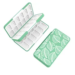 Switch/Switch Lite / 有機 EL モデル ソフトケース ゲームカード 48 枚 + Micro SD 24 枚収納 耐衝撃・防塵・軽量 持ち運び便利 ゲームカード収納ボックス (どうぶつの森)美品　おすすめ