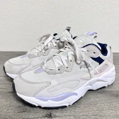 FILA フィラ 23SS レイトレイサー USS23008-0778 スニーカー 24.5cm グレー×薄紫 レディース