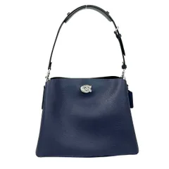 COACH(コーチ) ショルダーバッグ ウィロウ ショルダー バッグ C2621 ネイビー レザー