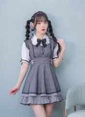 量産型 地雷系 日本ブランド ROJITA レイヤード デザイン セットアップ