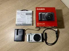 9951 Casio EXILIM EX-ZR100 ホワイト デジカメ ジャンク品【宅】