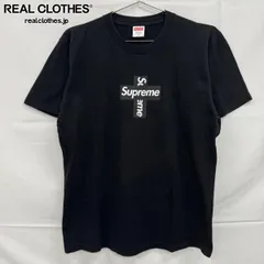 Supreme/シュプリーム【20AW】Cross Box Logo Tee/クロス ボックス ロゴ 半袖Tシャツ/ブラック/M