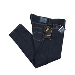 新品 岡山産生地 ストレッチ MooRER ウォッシュド 美脚 デニム 33 