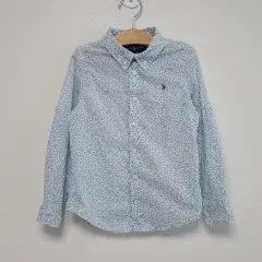キッズ 5T ポロ ラルフローレン フラワー シャツ ガールズ ブラウス