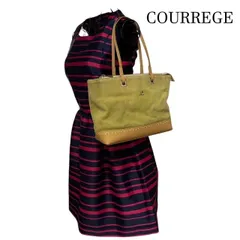 クレージュ　COURREGES　スエードレザー　ミニトートバッグのサムネイル
