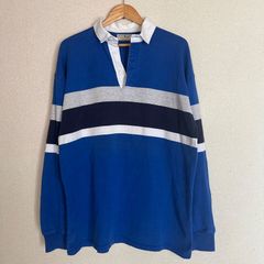 美品】HUGO BOSSストライプデザイン ポロシャツ 青 黄 長袖 - メルカリ
