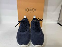 未使用品✨ TOD's トッズ フリンジスニーカー スエード ネイビー
