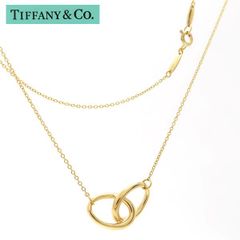 Tiffany&Co. ティファニー 750YG ダブルループネックレス K18 - メルカリ