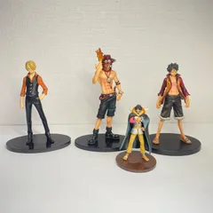 ONEPIECE ワンピース モンキー・D・ルフィ サンジ ポートガス・D・エース フィギュア 4体セット コレクション Y