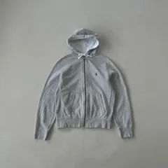 ラルフローレン パーカー グレー 裏サーマル ポニー刺繍