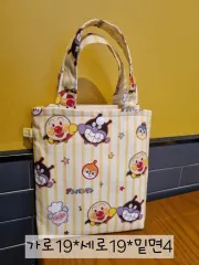 ハンドメイド キャラクター アンパンマン ミニバッグ ミニ エコバッグ ミニ トートバッグ