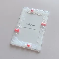 ホイップデコ ジュエルリボン🩷 B7  ピンク 硬質トレカケース