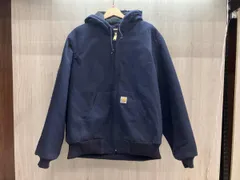 Carhartt カーハート アクティブ ジャケット OJ0140-M ネイビー 裏地毛玉／袖汚れ／色褪せあり