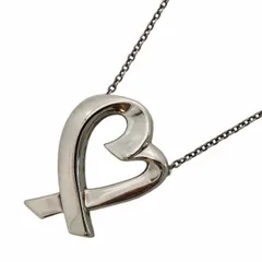 【6jdb0136】ティファニー ネックレス ラビングハート シルバー925【中古】レディース