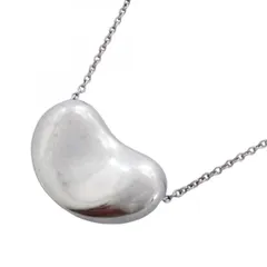 【6jdb0191】ティファニー ネックレス ビーン シルバー925【中古】レディース