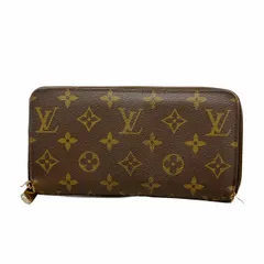 【6dc3261】ルイヴィトン 長財布 モノグラム ジッピーウォレット M42616 ブラウン【中古】メンズ レディース ユニセックス