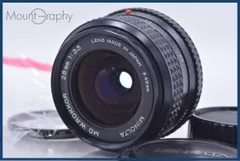 【動作保証】 ミノルタ MINOLTA MD W.ROKKOR 28mm F3.5 前後キャップ&レンズフィルター付 同梱無料 #am5979のサムネイル