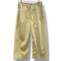 MHL. エムエイチエル COMPACTTOUCHCOTTONPOPLIN 595-7143505 コットン100% ウエストサイドゴム ポケット付き 裏無し ベージュ size II レディース 夏 ゴーゴー古着マルイ草加店3923のサムネイル