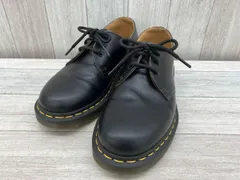 Dr.Martens／ドクターマーチン／3ホールシューズ／1461／イエローステッチ／UK6／ブラック／