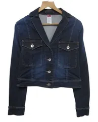 ☆【未使用】 DOUBLE STANDARD CLOTHING（ダブルスタンダードクロージング）ストレッチ  デニムジャケット Gジャン ジージャン レディース Mサイズ38 秋冬春用 ■管理番号L29922SSS26-260419-10-3（990）