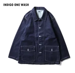 US ARMY M 41 COVERALL CONE DENIM HOUSTON  ヒューストン　カバーオール　デニム　ブラック　ビンテージ　ウォッシュ　INDIGO ONE WASH 　インディゴ　44 コーンデニム　ビンテージ　ワーク アーミー　ジャケット