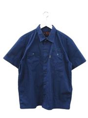 STUSSY ハーレーマン バイク ワークシャツ 半袖 ハーレー - メルカリ