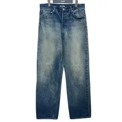 AURALEE SELVEDGE FADED HEAVY DENIM WIDE PANTS デニムパンツ A24AP02DH 8071000175786のサムネイル