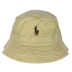 ポロラルフローレン POLO RALPH LAUREN ポニー刺繍バケットハット メンズ  L/XL