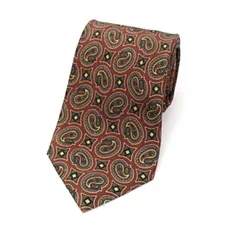 シャネル シルク ネクタイ ペイズリー 中古 ABランク CHANEL メンズ