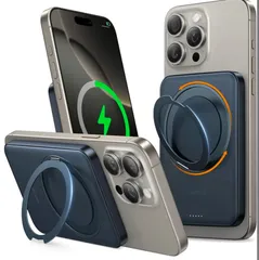 <サMP>TORRAS モバイル バッテリー軽量 小型 マグセーフ 薄型 ワイヤレス充電器 マグネット式 急速充電5000mAh