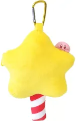 【新品】キーホルダー スターロッド カラビナ付きぬいぐるみファスナーマスコット 「星のカービィ」