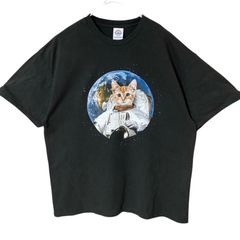 美品】90s USA製 宇宙飛行士 Tシャツ XL 黒 - メルカリ