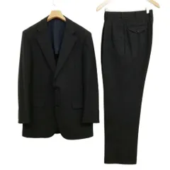 バーバリー ロンドン BURBERRY LONDON チェック シングル スーツ セットアップ ジャケット スラックス 春夏 A6 ブラック系