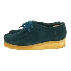 クラークス clarks Wallabee ワラビー シューズ ブーツ UK3 ネイビー