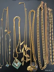 アクセサリー まとめ売り 10点 ゴールド 金 メッキ 喜平 K18GP GF 等 ネックレス ヴィンテージ アンティーク セット